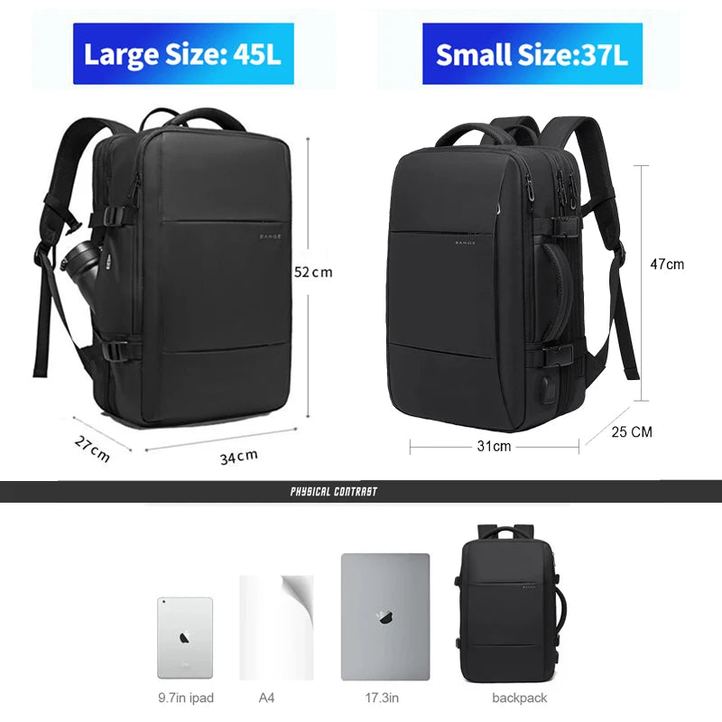 Expandable Laptop Travel Backpack